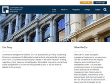 Tablet Screenshot of cornerstone-ny.com